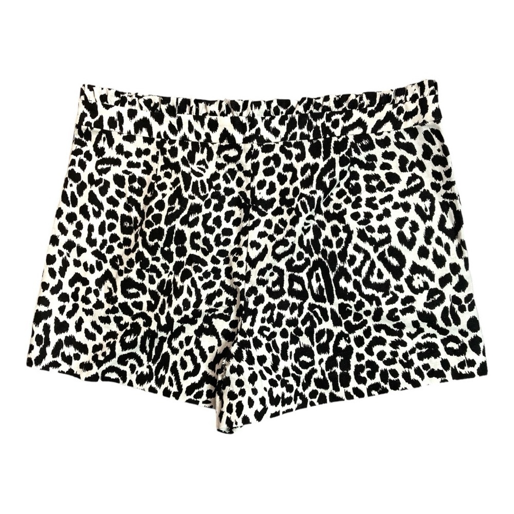 J. CREW Factory Leopard Print Shorts. - Picture 2 of 8